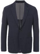 Giorgio Armani - Patch Pocket Blazer - Men - Cotton/polyamide/spandex/elastane/viscose - 50, Blue, Cotton/polyamide/spandex/elastane/viscose