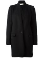 Stella Mccartney Classic Coat, Women's, Size: 42, Black, Cotton/polyamide/rayon/wool