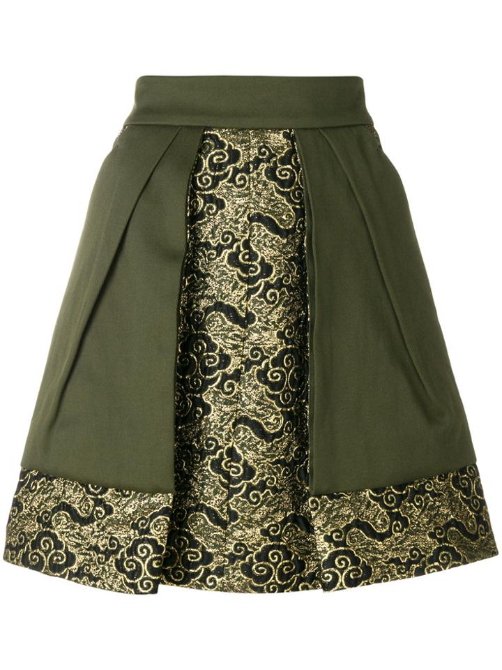 Dorothee Schumacher Jacquard Midi Skirt - Green