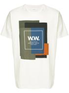 Wood Wood Graphic Print T-shirt - White