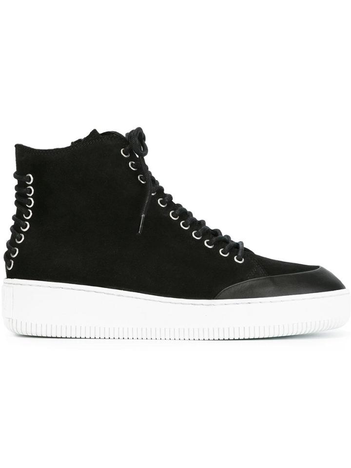 Mcq Alexander Mcqueen 'netil' Hi-top Sneakers - Black