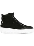 Mcq Alexander Mcqueen 'netil' Hi-top Sneakers - Black