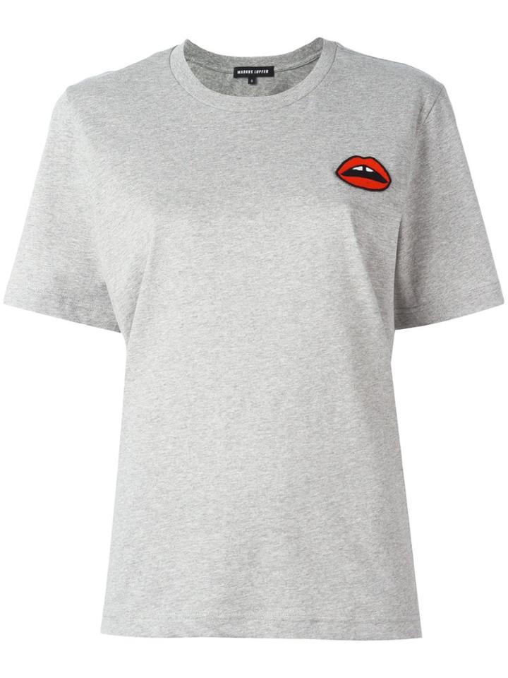 Markus Lupfer Lara Lip Alex T-shirt - Grey