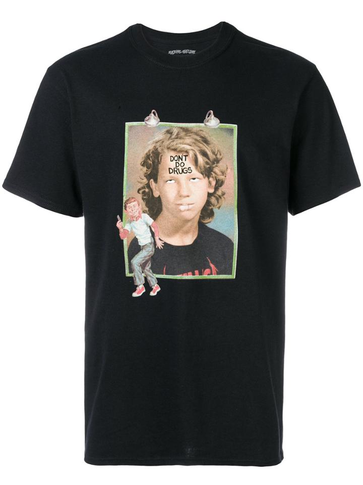 Fucking Awesome Mad Graphic Pint T-shirt - Black