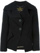 Vivienne Westwood Anglomania Wide Lapel Blazer, Women's, Size: 42, Black, Polyester/cotton/viscose