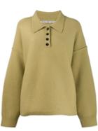 Alexander Wang Knit Polo Shirt - Green