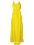 P.a.r.o.s.h. 'selene' Dress, Women's, Size: Xs, Yellow/orange, Polyester/silk