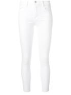 J Brand Alana High-rise Cropped Skinny Jeans - White