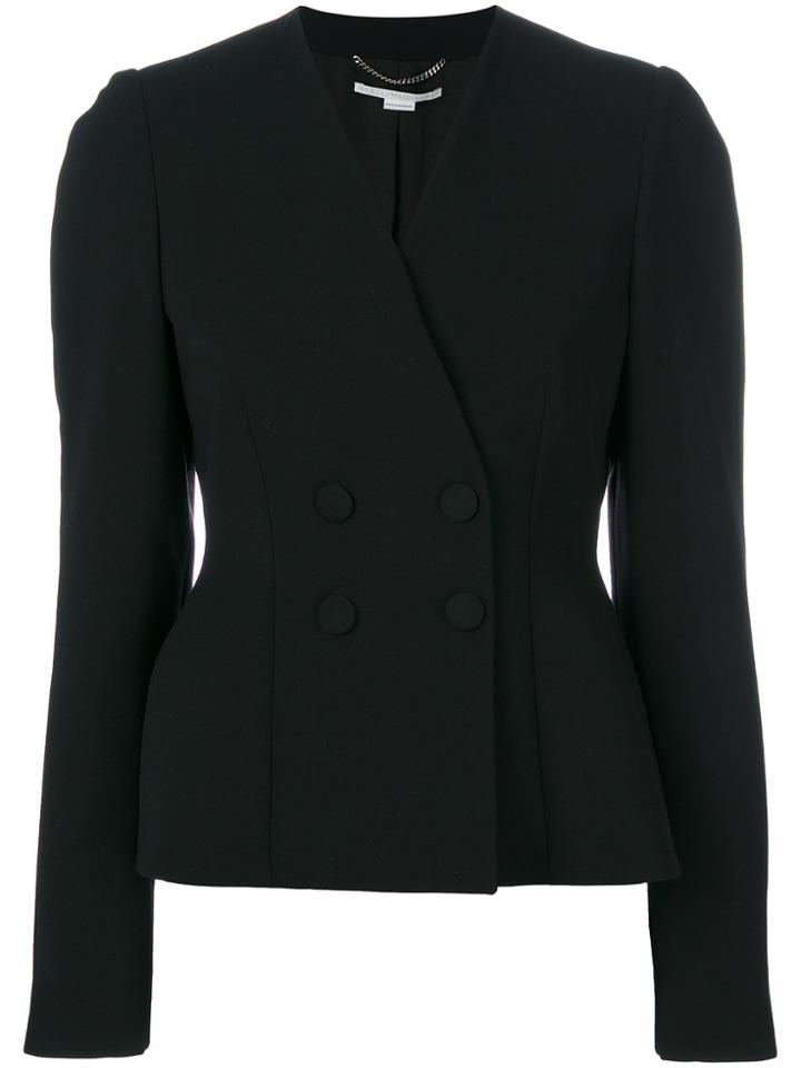 Stella Mccartney Peplum Slim Fit Blazer - Black