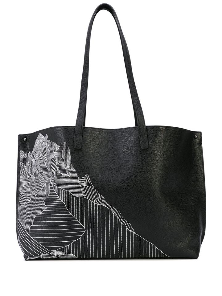 Akris Medium Ai Tote Bag - Black