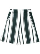 Blugirl - Striped Shorts - Women - Cotton/polyester/spandex/elastane - 40, Women's, Blue, Cotton/polyester/spandex/elastane