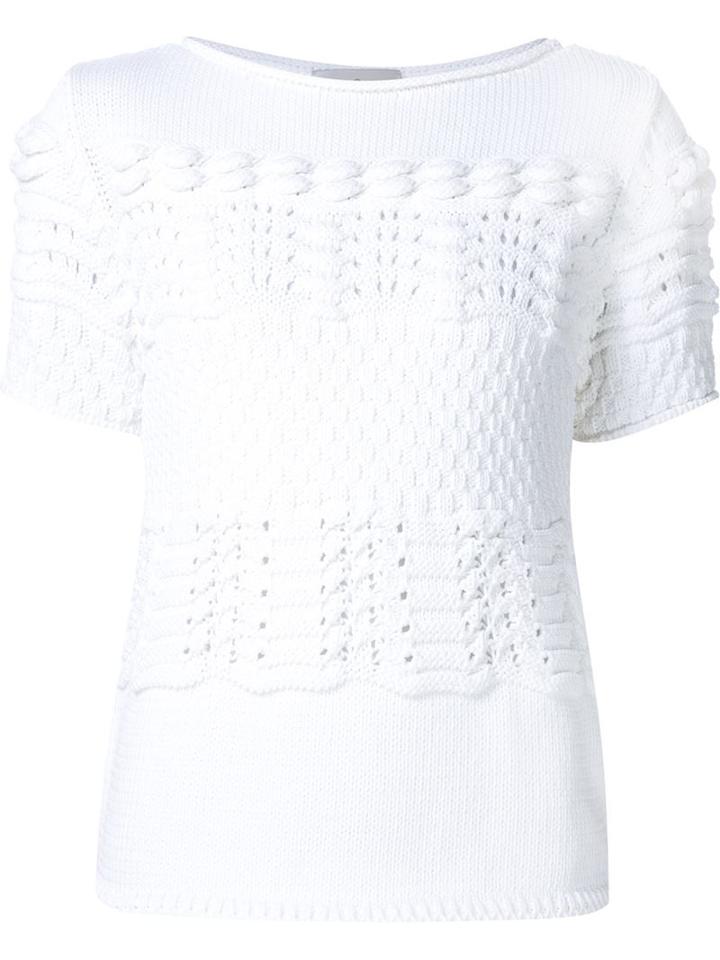 Maison Ullens Textured Knitted T-shirt