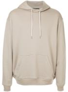 Roar Rear Eagle Print Hoodie - Grey