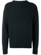 Maison Margiela - Embroidered Knitted Sweater - Men - Wool - M, Black, Wool