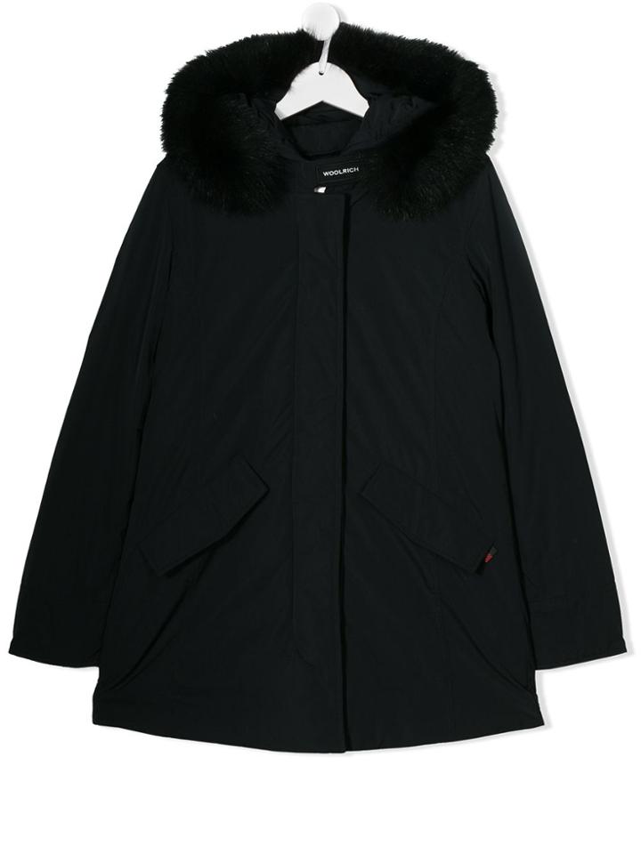 Woolrich Kids Teen Padded Parka Coat - Blue