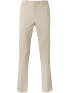 Corneliani Slight Flare Chinos, Men's, Size: 54, Nude/neutrals, Cotton/spandex/elastane