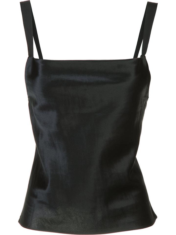 Fleur Du Mal - Cowl Neck Cami - Women - Silk - M, Black, Silk