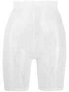 Styland Lace Cycling Shorts - White