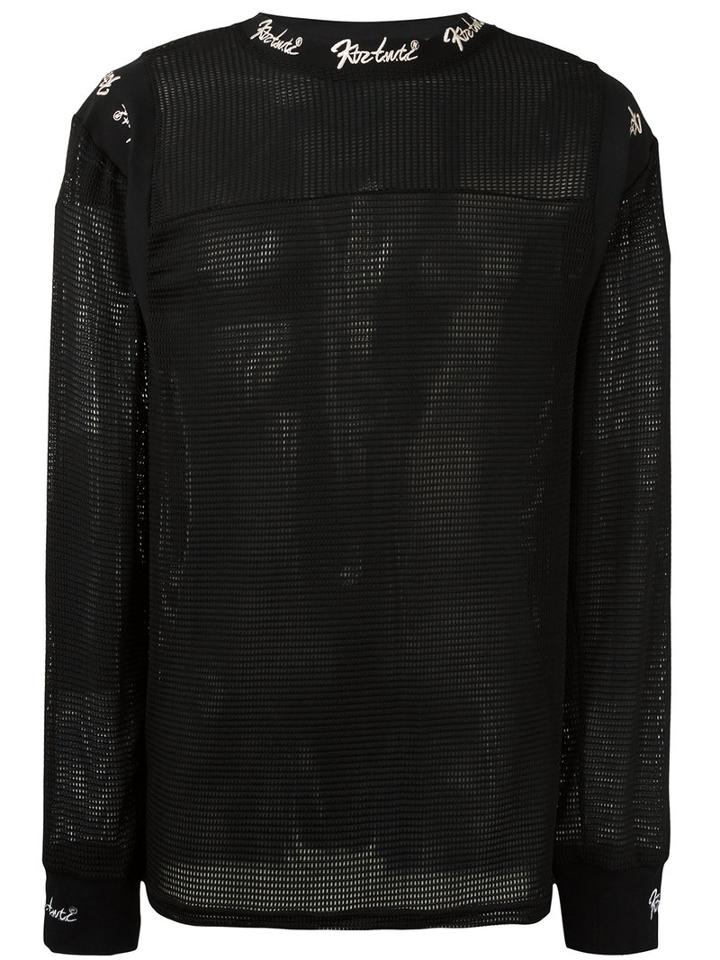 Ktz Ribbed Shoulder Sweatshirt, Adult Unisex, Size: Medium, Black, Polyester