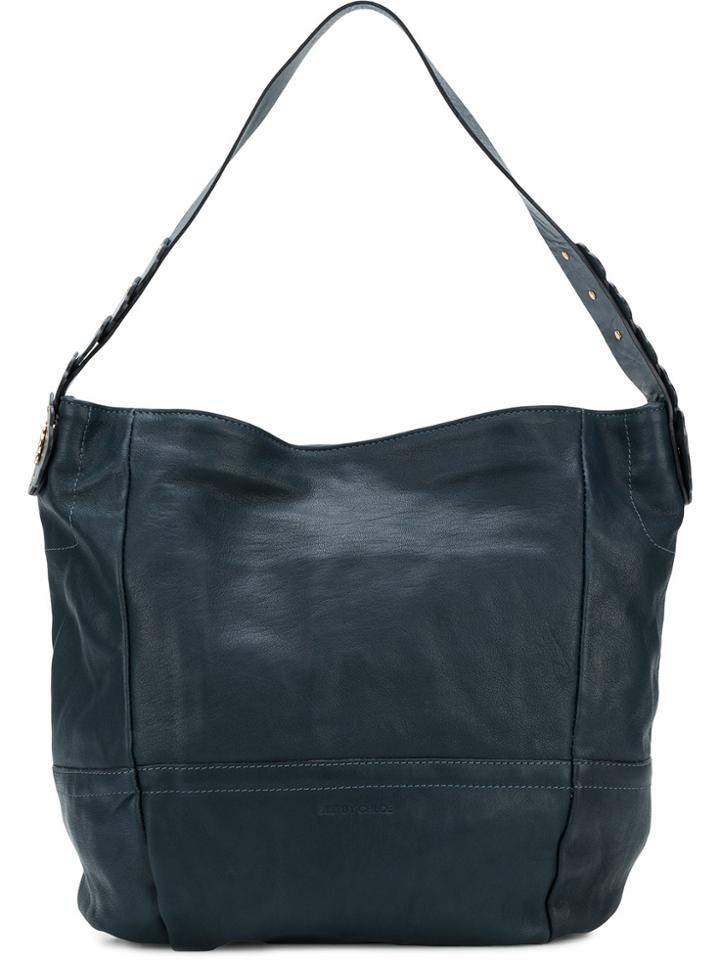 See By Chloé Large Shoulder Bag - Blue