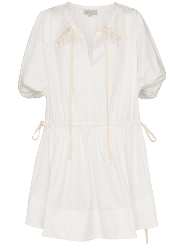 Lee Mathews Elsie Tunic Mini Dress - White