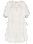 Lee Mathews Elsie Tunic Mini Dress - White