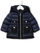 Moncler Kids - 'ramla' Padded Jacket - Kids - Feather Down/polyamide/wool - 6-9 Mth, Blue