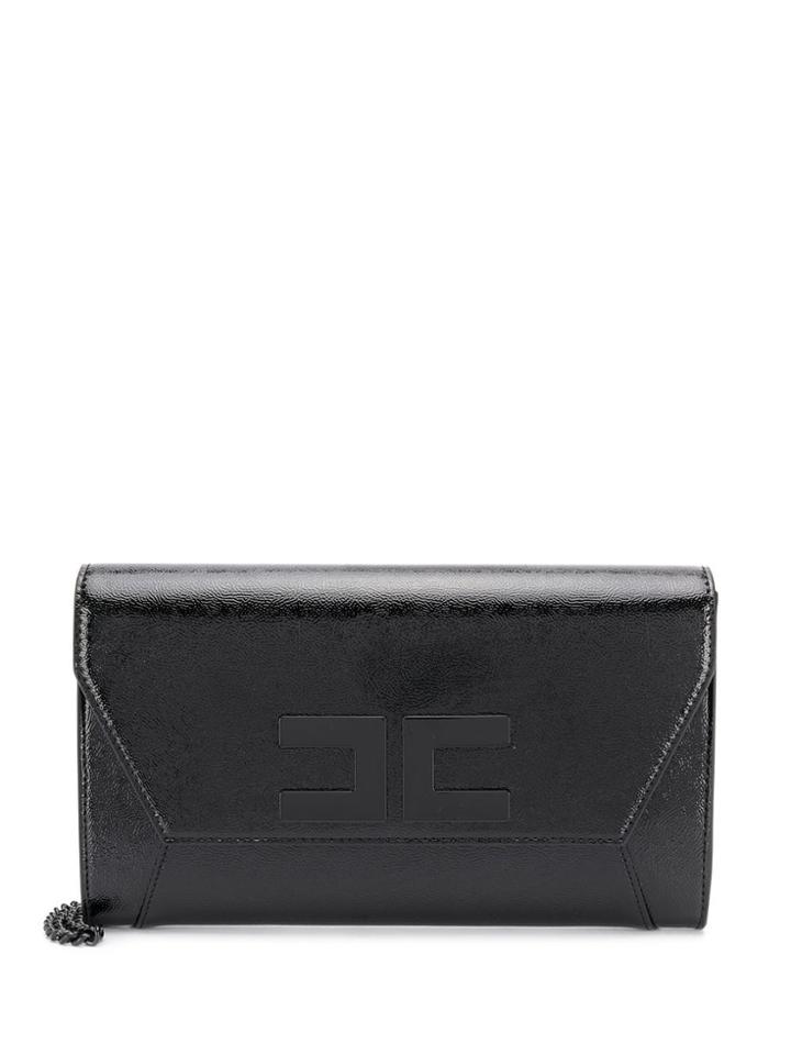 Elisabetta Franchi Envelope Clutch - Black