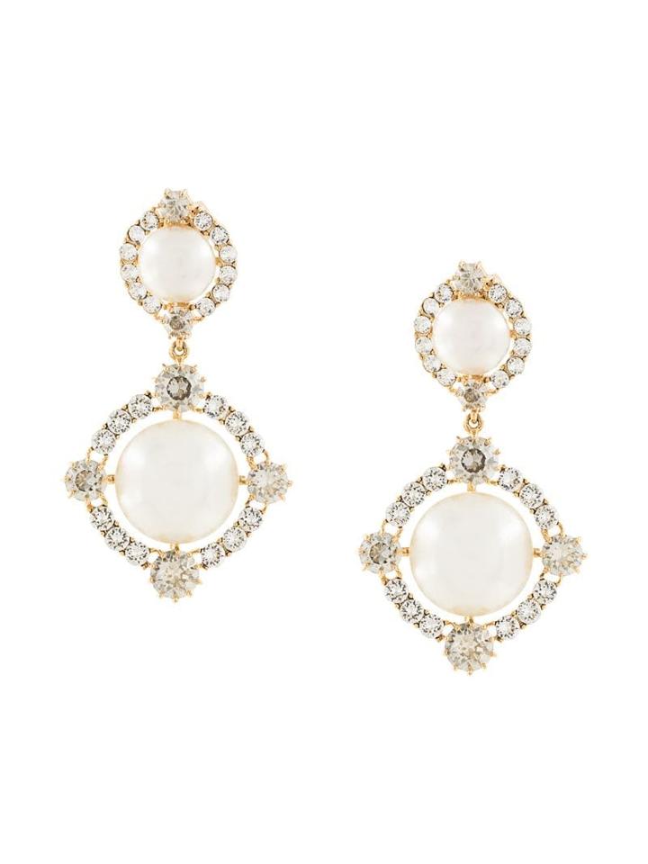 Tani By Minetani Mabe Pearl Drop Earrings - Silver