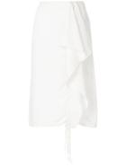 Damir Doma Rohan Frill Drape Skirt - White