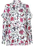 Dvf Diane Von Furstenberg Canton Print Shirt - White