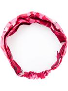 Valentino Printed Hairband - Pink & Purple