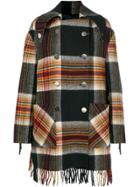 Calvin Klein 205w39nyc Fringed Coat - Black