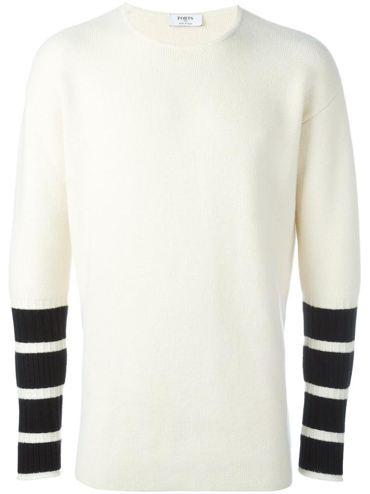 Ports 1961 Striped Sleeves Jumper