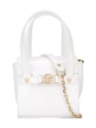 Young Versace Medusa Plaque Tote, Girl's, White