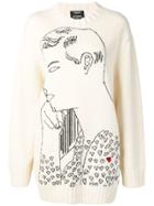 Calvin Klein 205w39nyc Warhol Intarsia Jumper - White