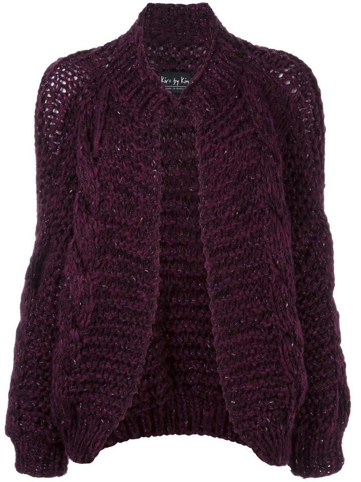 Kiro By Kim 'kiro By Kim' Cardigan, Women's, Pink/purple, Lurex/wool/alpaca/viscose
