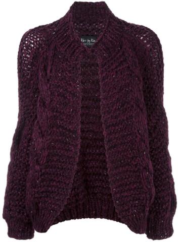 Kiro By Kim 'kiro By Kim' Cardigan, Women's, Pink/purple, Lurex/wool/alpaca/viscose