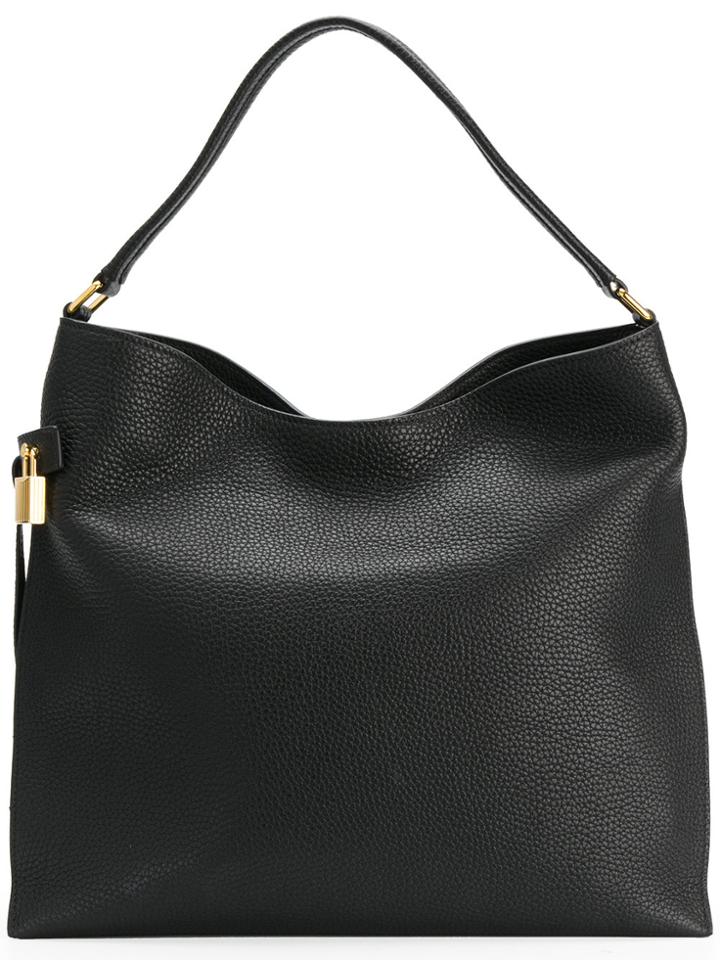 Tom Ford Alix Hobo Tote Bag - Black