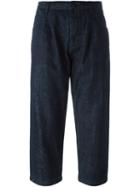 Studio Nicholson 'alfini' Trousers, Women's, Size: 2, Blue, Cotton