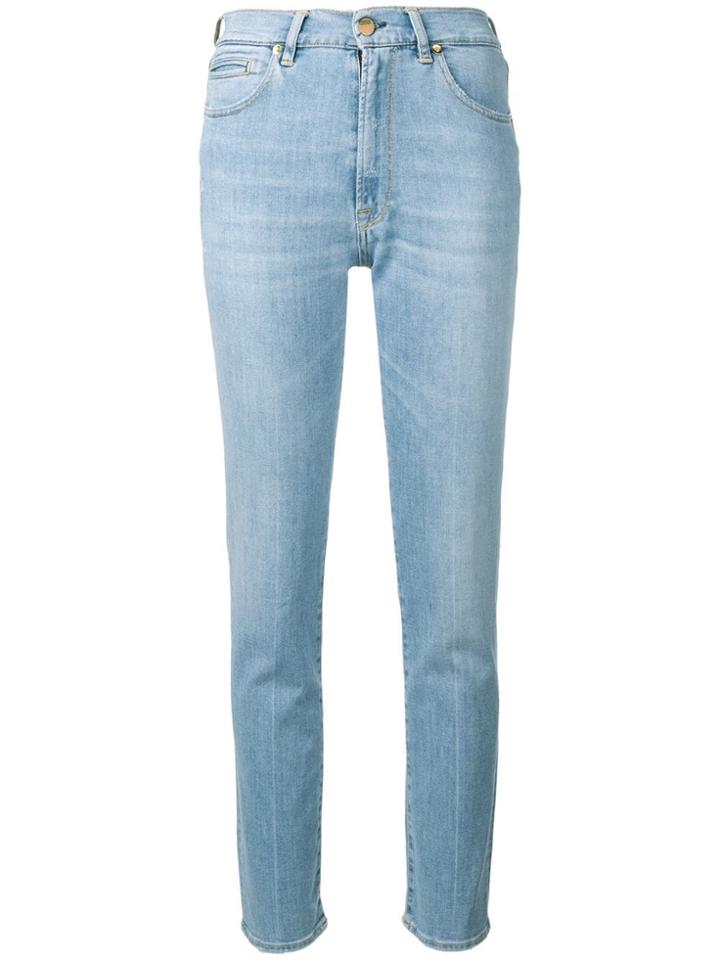 Golden Goose Deluxe Brand Faded Slim Fit Jeans - Blue