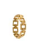 Versace Pre-owned 1990s Square Link Bracelet - Gold