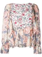 Multi Floral Blouse - Women - Viscose - 40, Pink, Viscose, See By Chloé