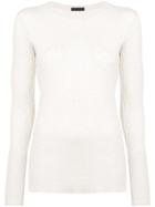 Atm Anthony Thomas Melillo Ribbed Fitted Top - Nude & Neutrals