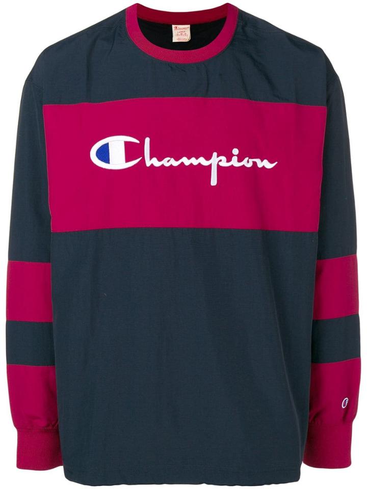 Champion Logo Sweatshirt - Blue