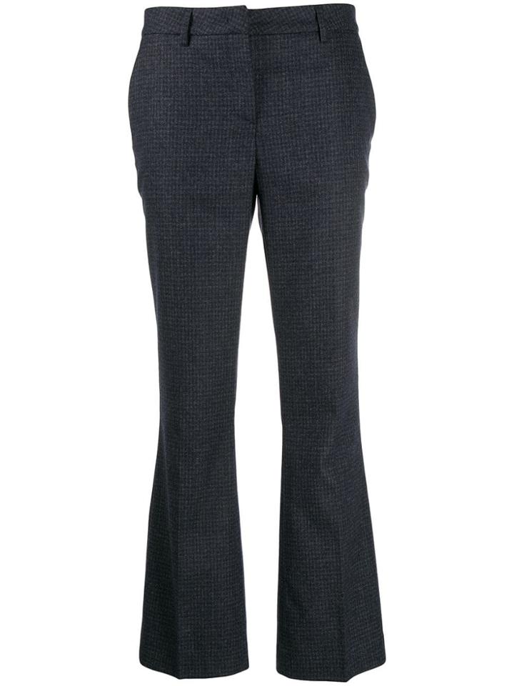 Fabiana Filippi Flared Leg Trousers - Blue