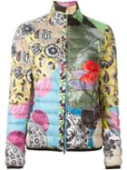 Etro Printed Padded Jacket, Women's, Size: 46, Yellow/orange, Polyester/polyamide/feather Down