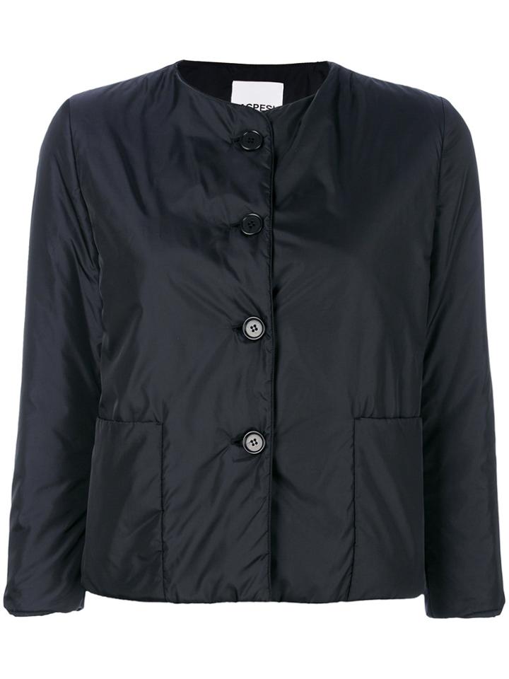Aspesi Round Neck Jacket - Black