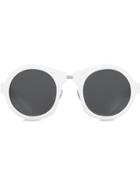 Prada Eyewear Mirrored Lens Sunglasses - Grey
