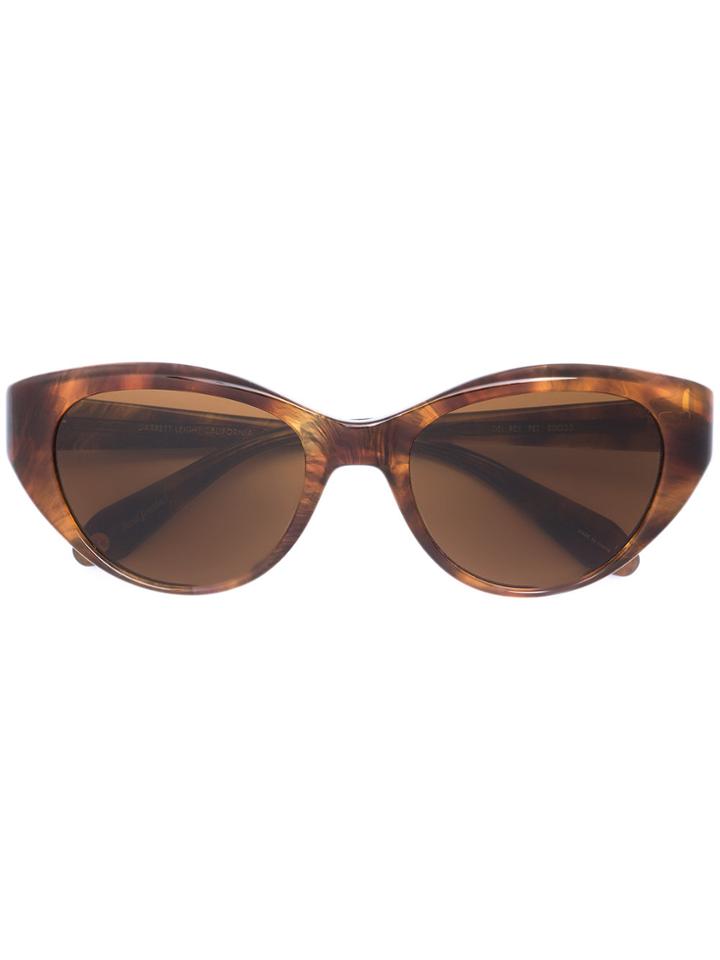 Garrett Leight Del Rey Sunglasses - Brown